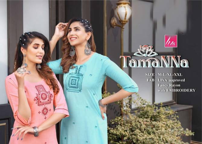 Tamanna 101 Fancy Regular Wear Designer Rayon Kurti Collection
